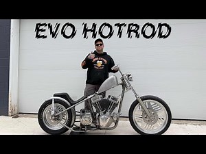 110CI Harley-Davidson EVO hotrod chopper!!