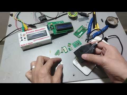 How to Reset toner cartridges using Arduino 
