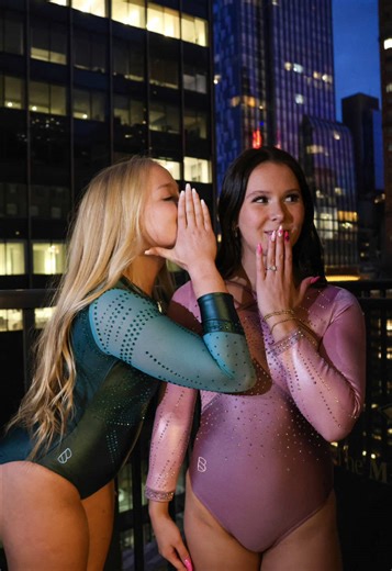 it’s giving elphie and glinda 🥹 • • • • • #leotards #gymnastics #gymnasts #designer #womenownedbusiness