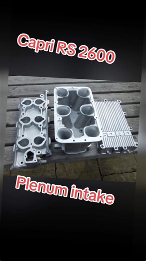 Capri RS 2600 plenum intake all vapour blasted #ford #capri #caprirs2600 #rs2600 #zacspeed