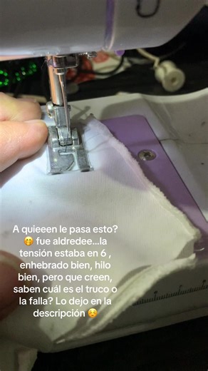 Errores comunes al coser: ajuste de tensión y más