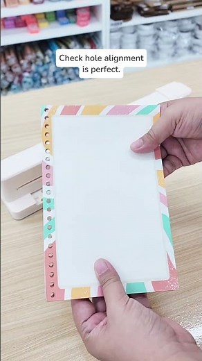 DIY Notebook Tutorial! | Bee Happy Slide Punch Quicklies