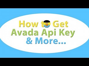 How to register and get the Avada Purchase Code, API and more
