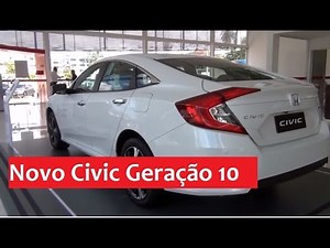 Conheça o novo Honda Civic Geração 10 (HD)