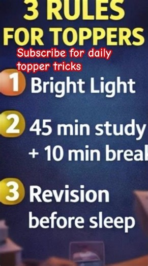 Topper Ban ne ke 3 Rules 🔥 | Class 10 Study Tips | HK Topper Classes #shorts