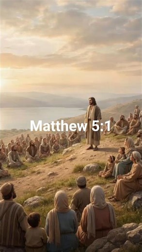 Matthew 5:1 — Jesus Goes Up on the Mountainside