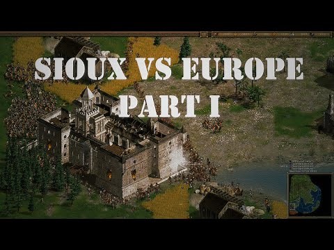 American Conquest: Fight Back - CPU-Battles - Sioux vs Europe