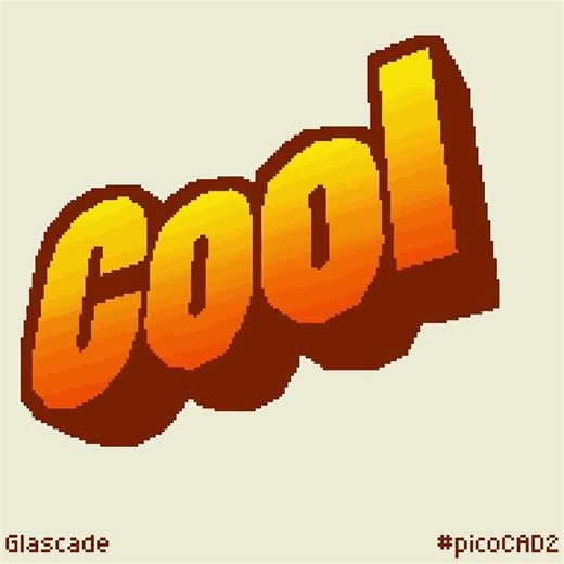 Cool #lowpoly #picocad2