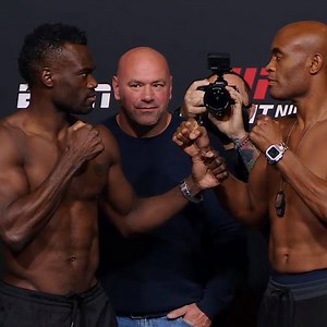 The final face off? Anderson Silva squares off with Uriah Hall before possibly his last ever fight at #UFCVegas12 tomorrow... | UFC