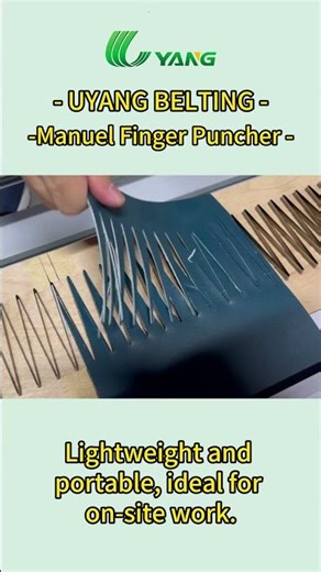 UYANG Manual Finger Puncher | No Electricity | One-Person Conveyor Belt Finger Punch Tool