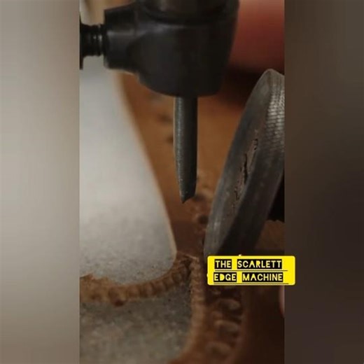 Scarlet Machine: Engineered for Professional Finishing 🧵 #handmade #shoemaking #youtube #diy #howto