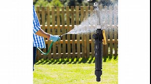 G3/8 DN10 18.9 Inch High-Pressure Water Wand, Adjustable Water Flowing, Good Atomization Effect, Hose Wand for Watering Plants Flowers Trees