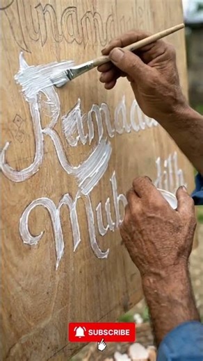 How to Make an Eggshell Mosaic Signboard Alhamdulillah Ramadan Mubarak 🌙✨