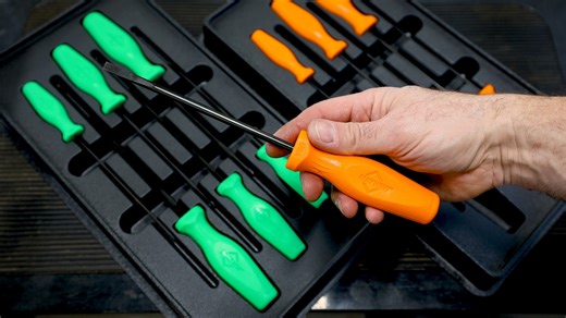 Mayhew's 6-Piece Slotted & Phillips® Hi Vis Orange Handled Screwdriver Set. Pick yours up today! https://a.co/d/iiar890 | Mayhew Tools | Facebook