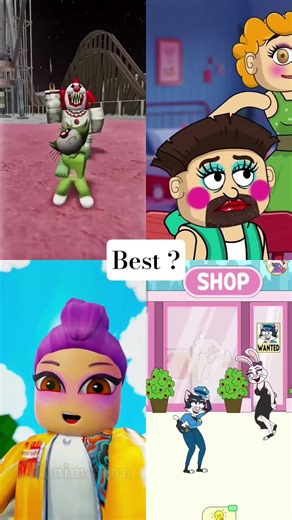 Zippy Addicted to Makeup | 🤣Zany Zippy Fun with Makeup#animation #shorts#funnyvideo#minecraft #sonic