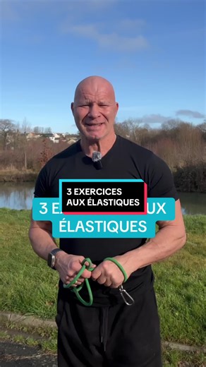 3 exercices de musculation aux élastiques #elastiques #musculation