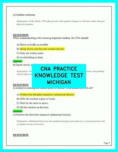 Michigan CNA Practice Test: The Secret To Passing Your Prometric Exam First Try