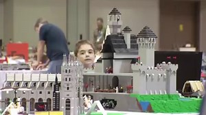 Giant structures and dioramas on display at Lego convention. | CBC News