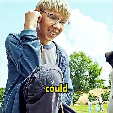 A boy is protected by an invisible robot dog.#funny #shorts #viral