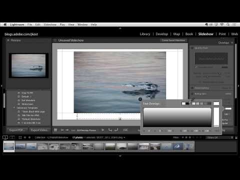 Lightroom 5: Publish a Slideshow | Adobe Lightroom