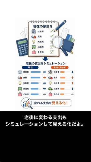 老後のお金、最初に見るべき3つとは？家計・収入・支出を整理