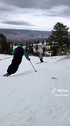 Full run #snowbasin #skiing #fyp #viral #skitok