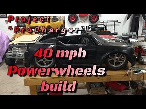 Project "ProCharger" 48 volt 40 mph powerwheels build- part 1
