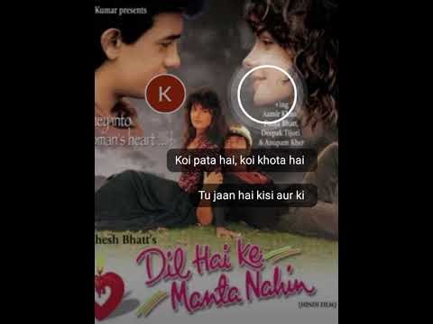 Tu Pyar Hai Kisi Aur Ka...(Dil Hai Ke Manta nahin)