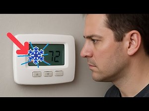 Fix Thermostat Blinking SNOWFLAKE Icon & Cooling NOT Working (AC White Rodgers Honeywell Lux Goodman