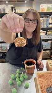 You've seen Candy apples and Caramel apples.. now let's make TOFFEE Caramel apples! Available this Saturday - Oct 11th at 12 noon ET! https://eartherella.com/products/toffee-caramel-apples-wax-melts-green-caramel-apples-5-5-oz | Eartherella Soap & Candle Co., LLC