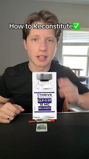 How to Reconstitute Thrive Peptides for Optimal Use