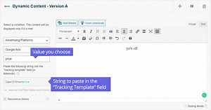 Set Up Search Term-Based Dynamic Content Step-by-Step
