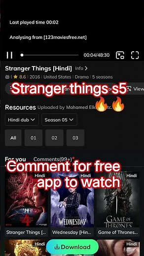 how to watch stranger things free☠️#latest #free #trend #ytshorts #strangerthings