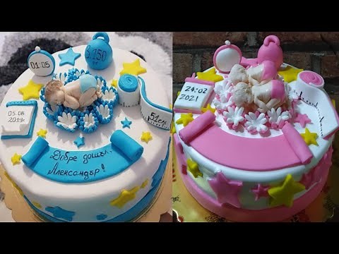 Welcome Baby Cake Tutorial | Baby Shower Cake | New Born Baby Cake