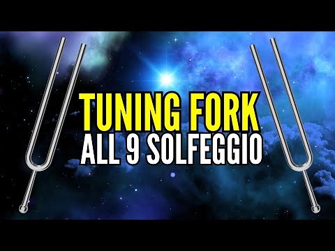 Tuning Fork Sound Healing with All 9 Solfeggio Frequencies