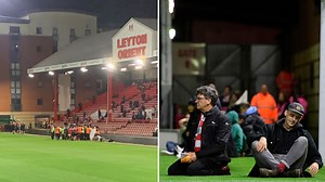 Match ABANDONED after fans ran onto pitch to stop game after medical emergency