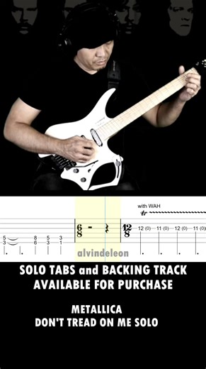 METALLICA DON'T TREAD ON ME GUITAR SOLO TABS #metallica #donttreadonme #guitarsolo #tabs #guitartabs #guitartabsdaily #guitartutorial #guitarcover #guitarlessons #kirkhammett #guitars #alvindeleon #guitarist #strandberg #strandbergguitars | alvin de leon