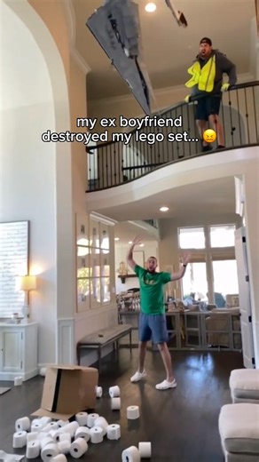 My boyfriend destroyed my Lego set… 🥹 #couple