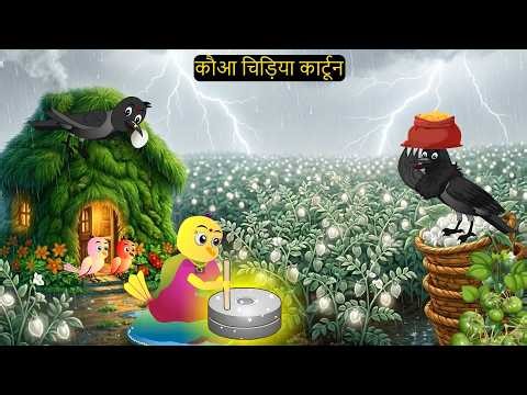 कार्टून | Ranu Chidiya wali Kahani | Rano and Friends | Tuni Chidiya |Chidiya or Kauway Wala Cartoon