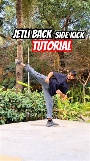 Jet Li Powerful Back Side Kick Tutorial | Step by Step Breakdown 🥋💥#jetli #kick #shorts #trending