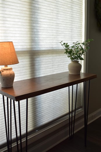 Custom Live Edge Entryway Table | Solid Wood Console Table | Farmhouse Shoe Bench | Handmade Rustic Furniture - Etsy