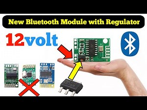 New Bluetooth kit with Regulator 5v 8v 9v 12v || 12 volt Bluetooth kit || Electronics Verma