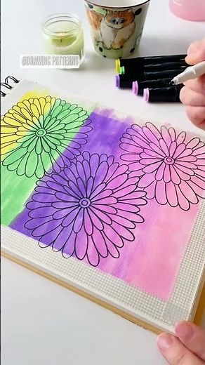 #255 Easy Zentangle patterns for beginners #art #doodle #drawing