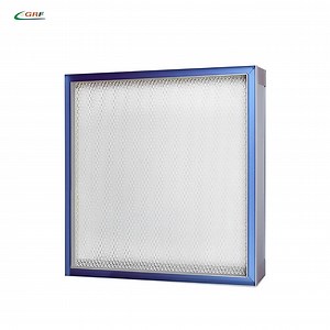 [Hot Item] Grf 457X457X104mm Clean Rooms Pleated Panel Filter Air Purifier H14 HEPA Filter