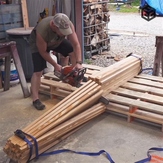 Making Pallets For Stacking Lumber #lumber #pallets #sawmillbusiness #DIYWoodworking | Jay's Custom Creations