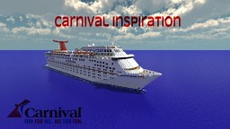 Carnival Inspiration 2.0 [1:1 Scale - Real Cruise Ship]   [Full Interior] [1.8] Minecraft Map