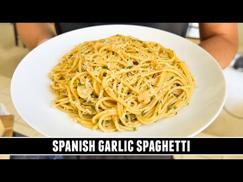 Spanish Garlic Spaghetti | Seriously GOOD 20 Minute Pasta Recipe