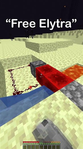 that was NOT a free elytra🥀 #minecraft #shorts