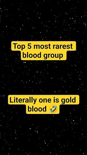 Top 5 Rarest Blood Groups In The World 🩸 Only 50 People Have |The Top 5 Rarest Blood Types on Earth