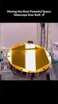 How NASA Built the James Webb Telescope Mirror 🛰️ #shorts